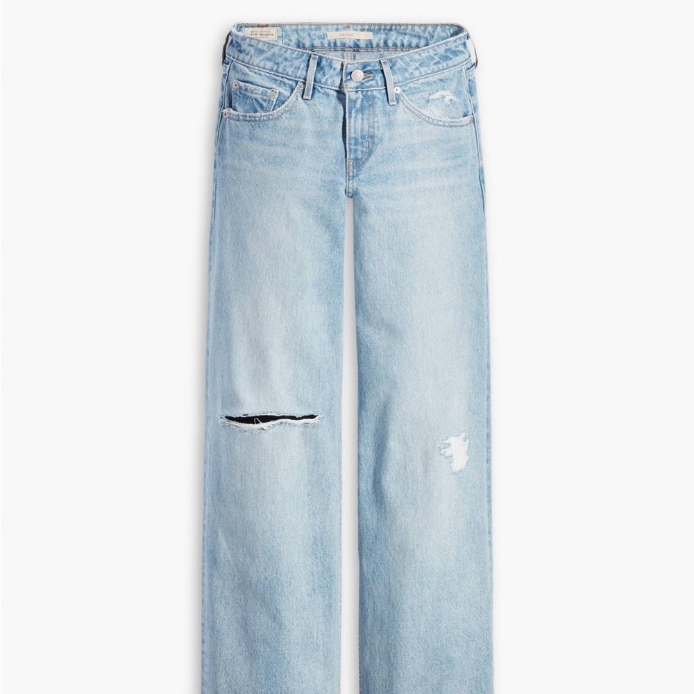 levis low loose jeans, color "this and that"